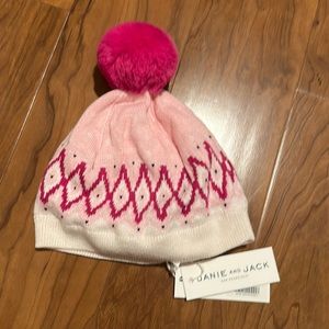 Janie and Jack Girls winter beanie NWT sz4-5